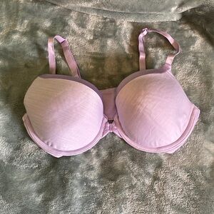 36C Vanity Fair Lavender Underwire Bra with Front Clasp